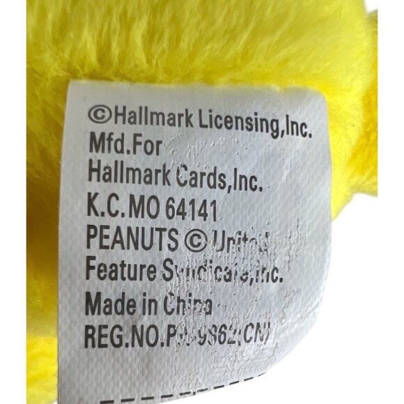 Peanuts Woodstock Plush Valentines Day Toy Holding Heart On Head Stuffed Animal - Picture 9 of 9